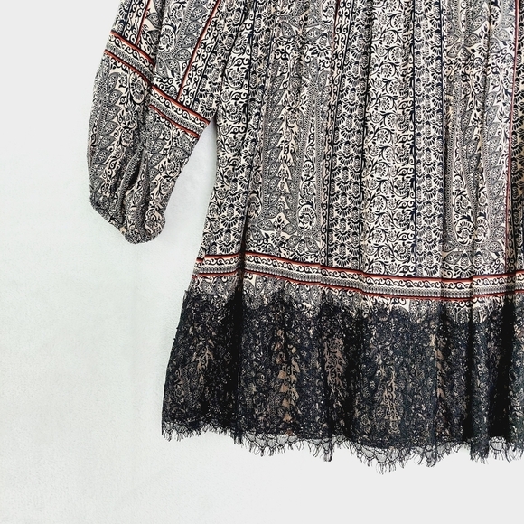 Anthropologie Vanessa Virginia Augusta Lace Off Shoulder Summer Boho Top P4751 - Picture 4 of 9